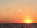 Day 43- Saturday August 18- sunset over the Mediterranean Sea, south of Balearic Islands